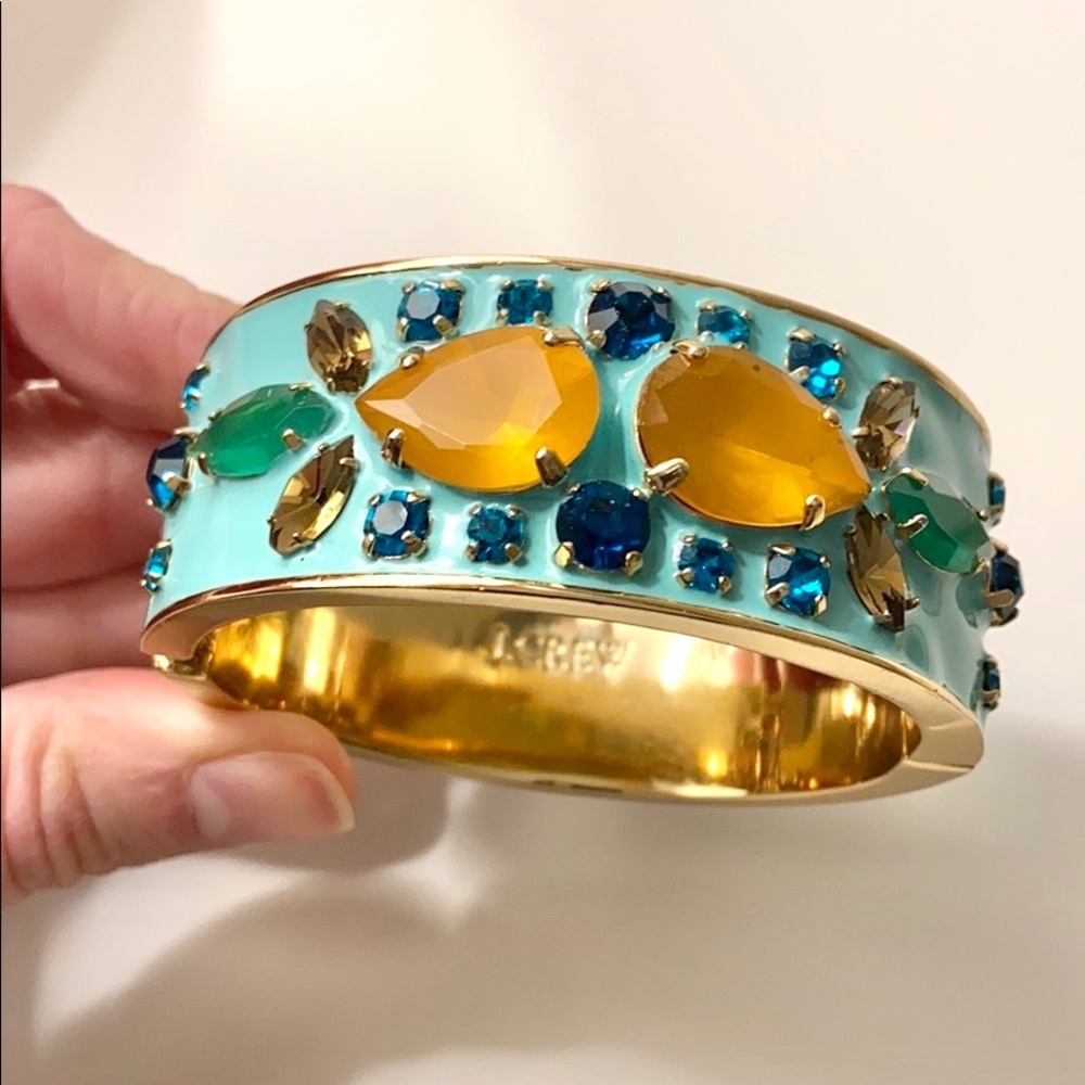 J. Crew Blue Enamel Bracelet